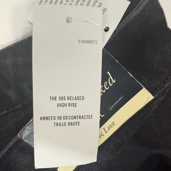 Abercrombie & Fitch Jeans Curve Love ’90s Relaxed High Rise Jeans Black Size 24W - Picture 6 of 10